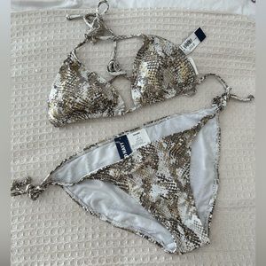 Old Navy Print Bikini Size Large New with Tags